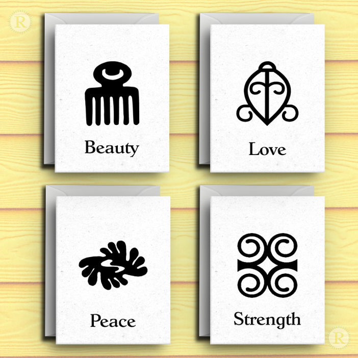 Adinkra Cards Set